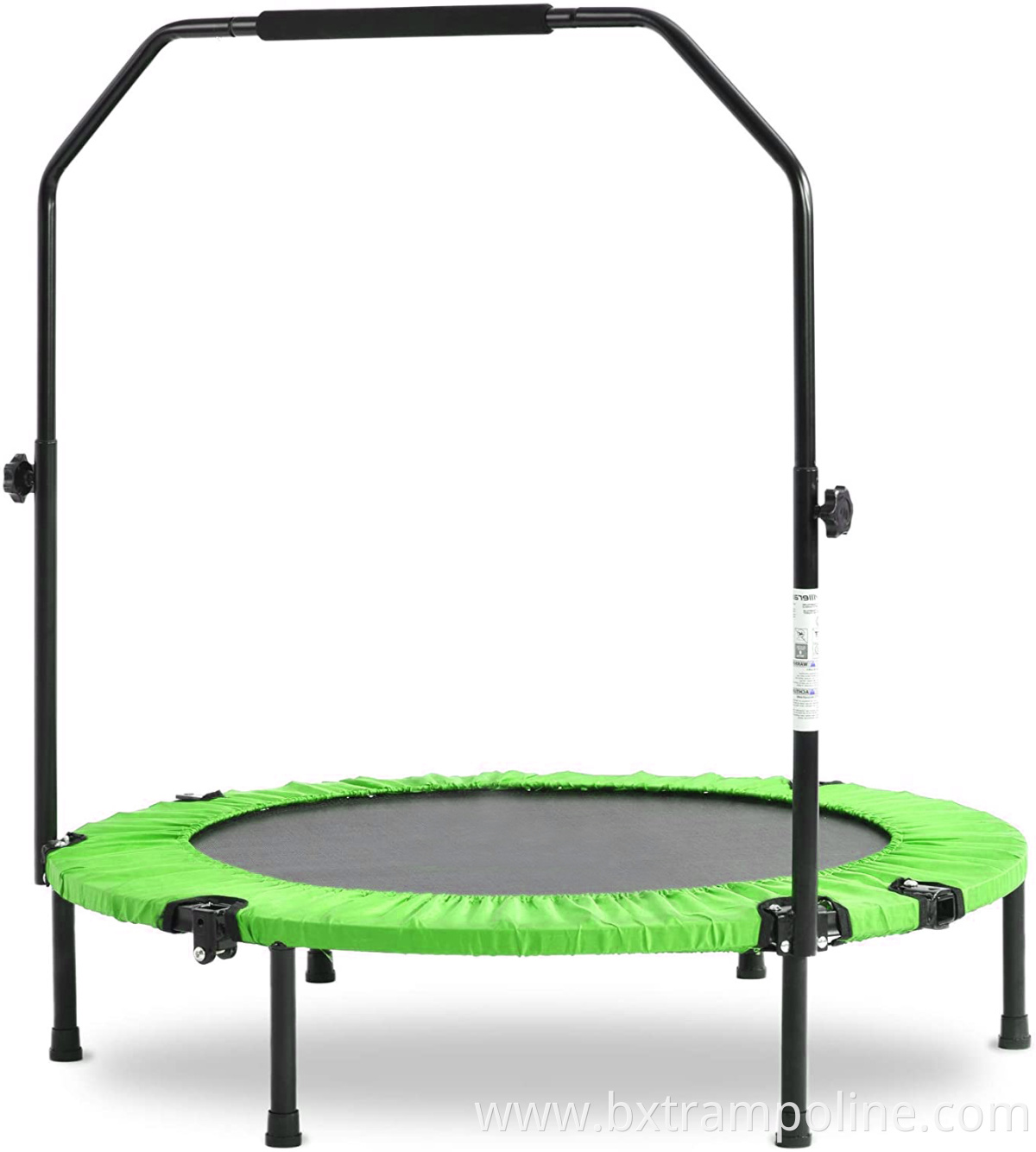 Trampoline with handrail 40" Daily Fitness Trampoline 330 lb Load for Kids/Adults